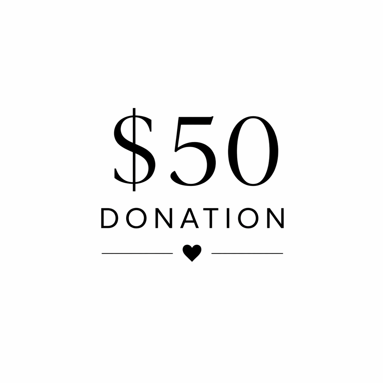 $50.00 Donation