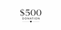 $500.00 Donation